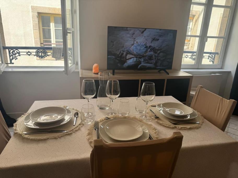 Bel Appartement, Coeur De Morlaix Extérieur photo